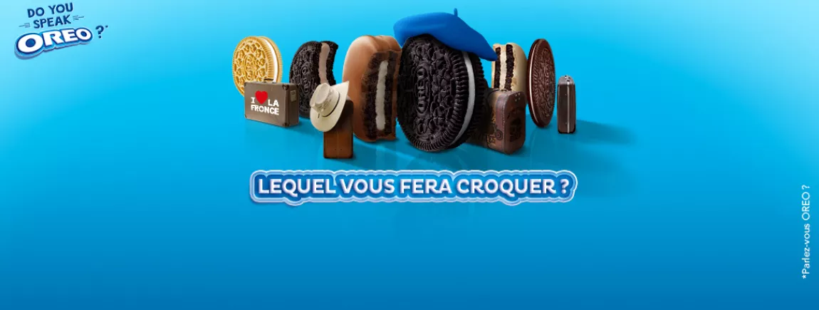 Oreo ® est venu pour vous plaire mais quel biscuit vous fera croquer ? Oreo est venu pour vous plaire mais quel biscuit vous fera croquer ?