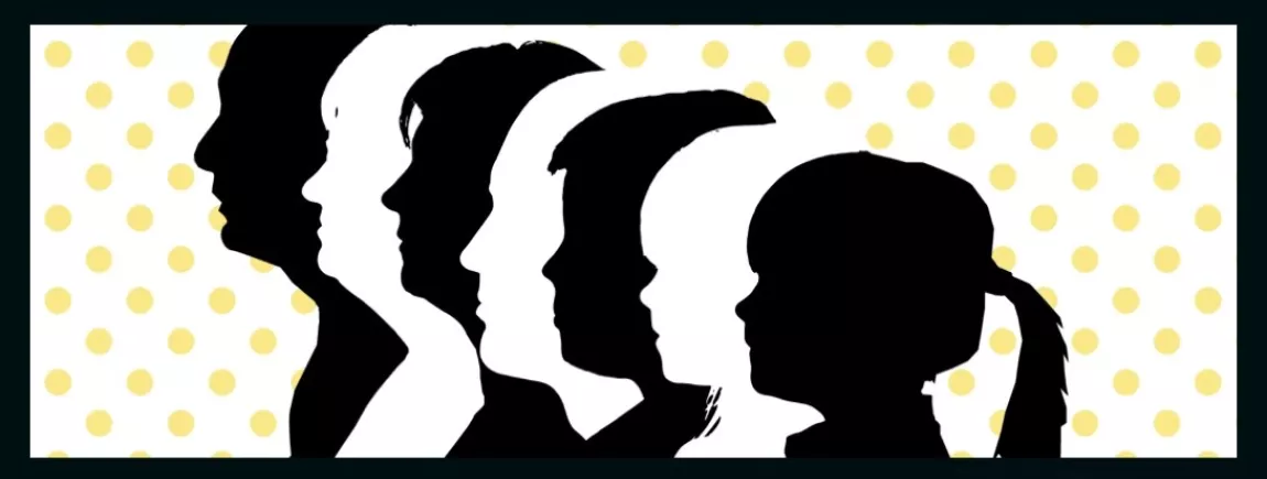 Découper les silhouettes de toute la famille Des silhouettes de toute la famille