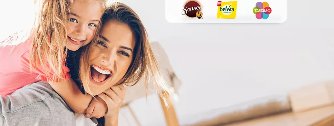 Des idées pour la Fête des mères avec belVita® Petit Déjeuner, Senseo® et Tassimo®.