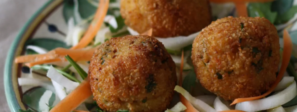 Boulettes de crevettes au gingembre Boulettes de crevettes au gingembre avec le ketchup Amora®