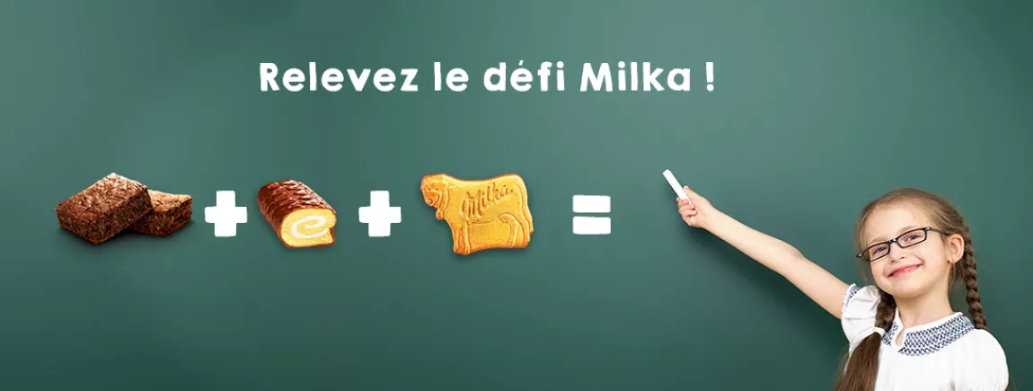 Un jeu avec Milka® biscuits