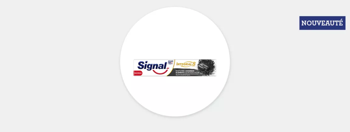 Signal Integral 8 Nature Elements Charbon Blancheur & Détox Signal Integral 8 Nature Elements Charbon Blancheur & Détox