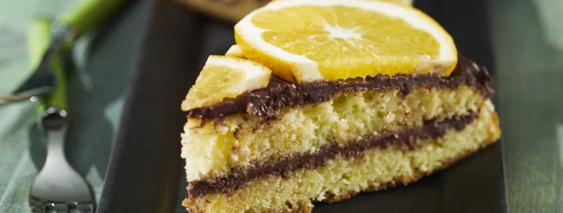 Gâteau orange et chocolat avec Fleur de Maïs Maïzena ® Gâteau orange et chocolat avec Fleur de Maïs Maïzena®