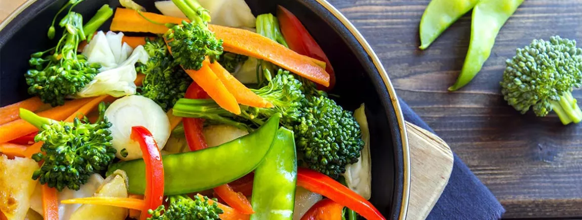 Légumes au wok au lait de coco Légume au wok au lait de coco