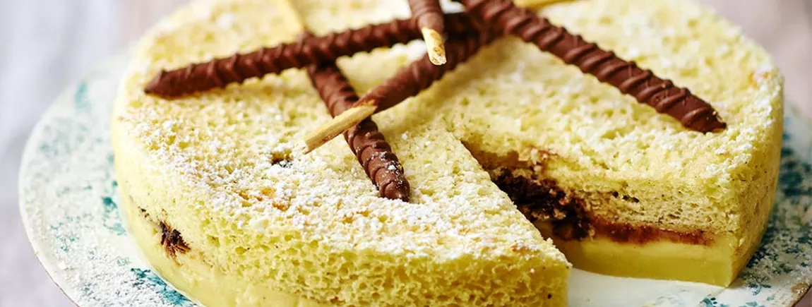 Gâteau magique avec Mikado ® Tendre Chocolat au lait Gâteau magique avec Mikado® King Tendre Chocolat
