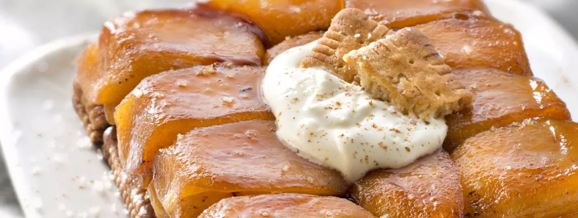 Tarte tatin aux Petit LU® Beurre et Sel de Guérande