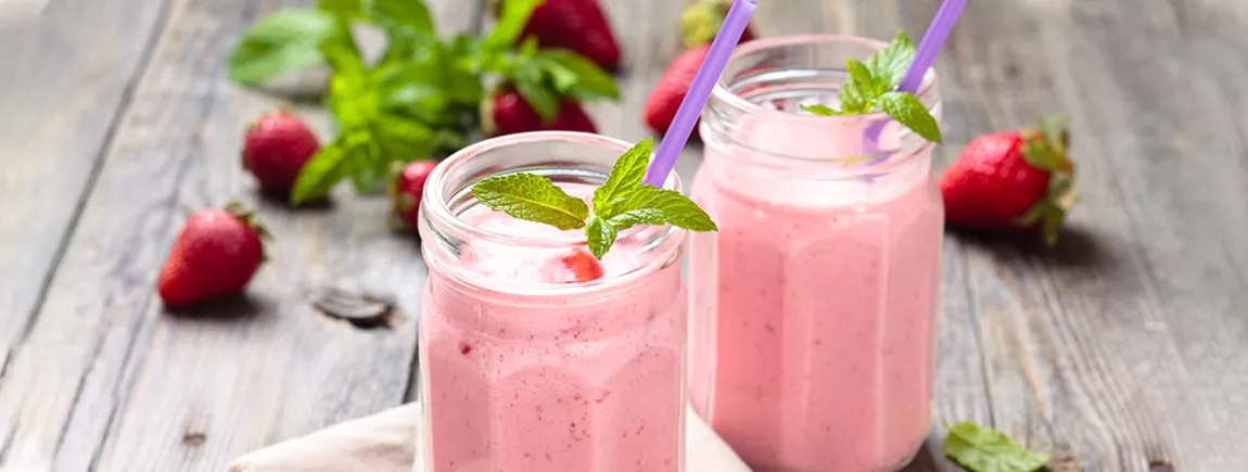 Milkshake à la fraise