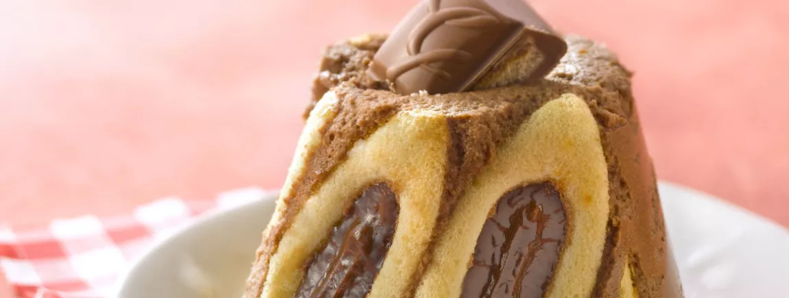 Mini charlotte chocolat et surprise Milka® Tendres Moments Moelleux Noisettes