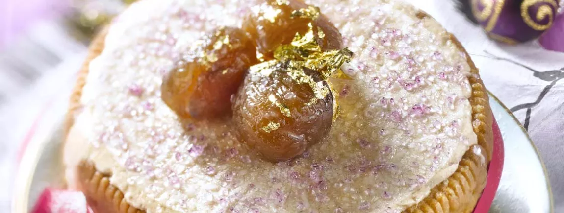 Charlotte de Noël aux marrons glacés et Petit LU® Speculoos