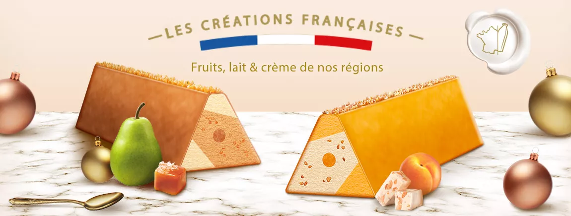 Desserts de fêtes : la gourmandise de nos régions buche glacée carte d'or
