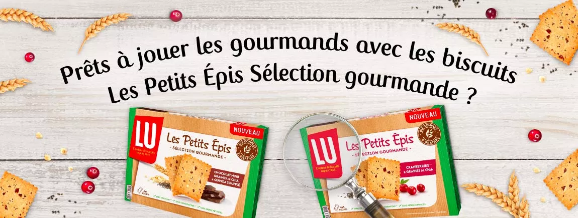 L’ultra gourmandise avec les nouveautés LU® petits épis