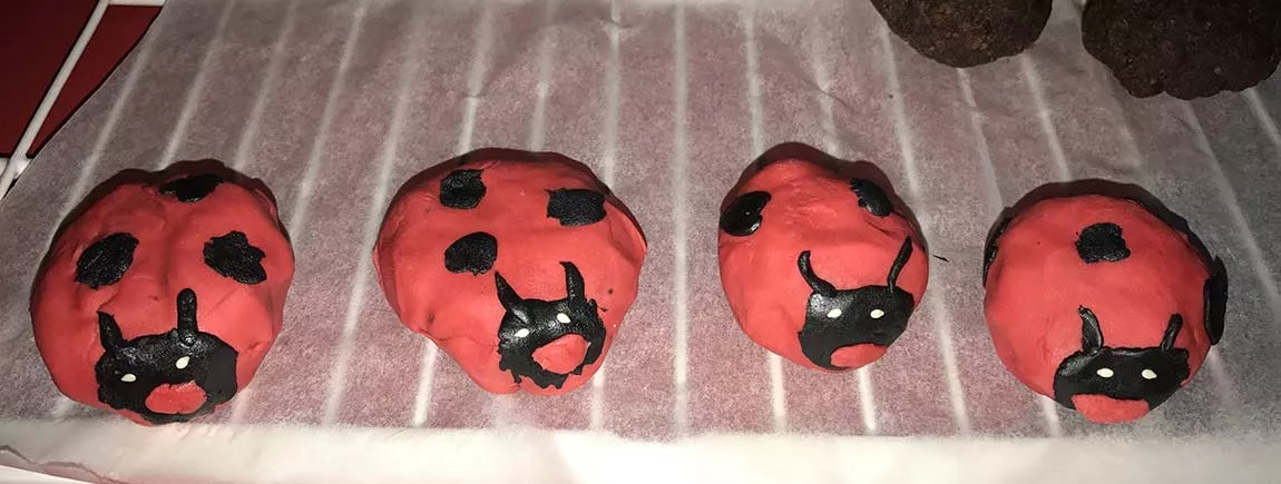 CAKE POPS COCCINELLES CAKE POPS COCCINELLES
