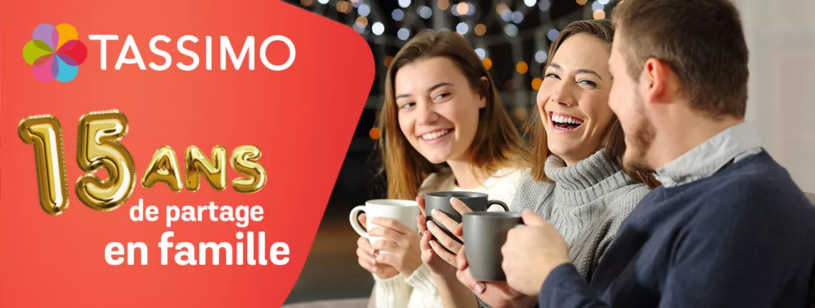 Tassimo®, 15 ans de partage en famille Tassimo®, 15 ans de partage en famille