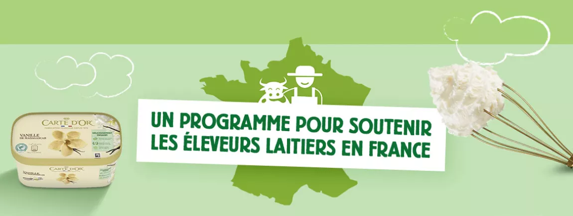 Agriculteurs de demain : Carte d’Or® s’engage pour soutenir la transformation de la filière laitière française carte d'or s'engage