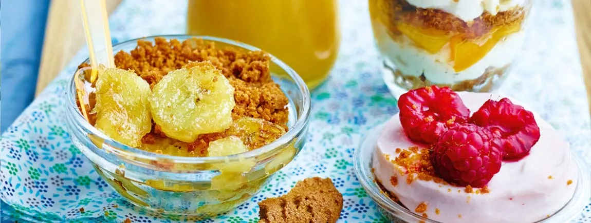 Le trio de mini gourmandises Trio de petites gourmandises sucrées
