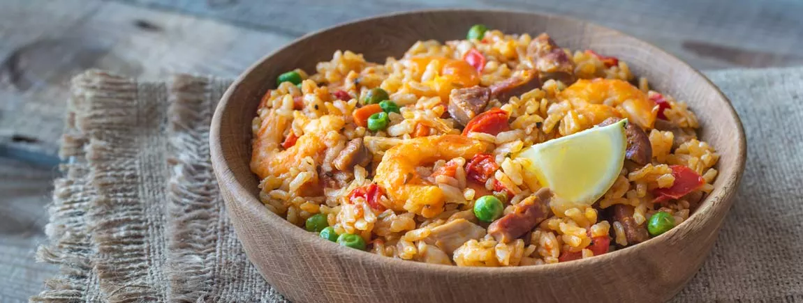 Salade de riz façon paella