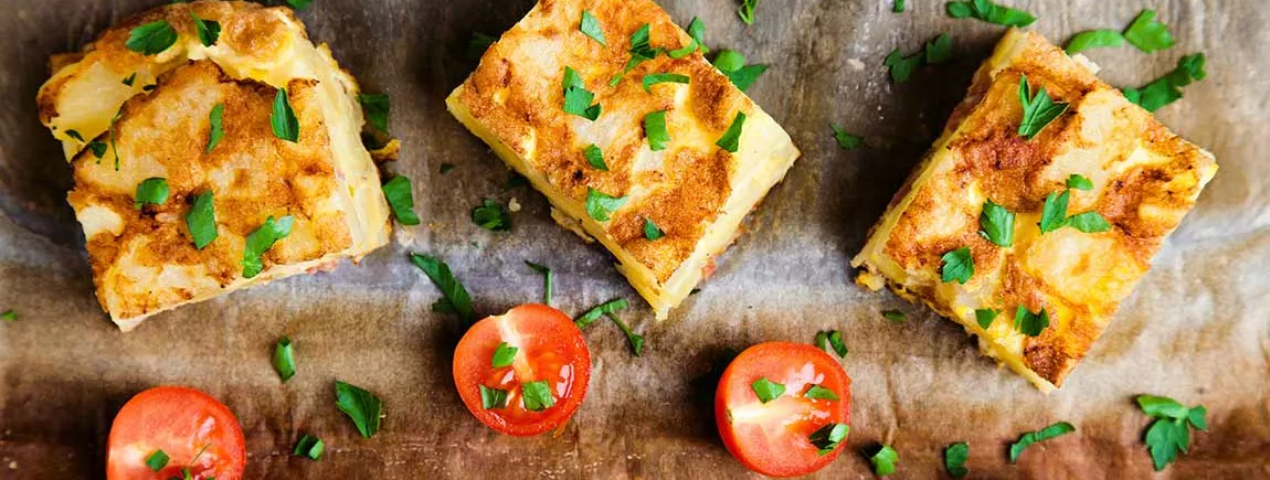 Mini-tortilla aux Chipster de Belin® tapas apéro belin