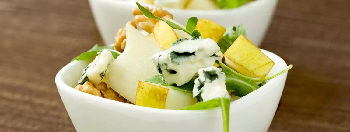 Salade de poire au roquefort