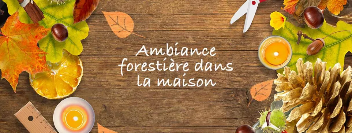 Une table décorée aux couleurs de l’automne
