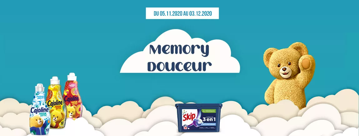 LE MEMORY DOUCEUR DE L’OURSON CAJOLINE LE MEMORY DOUCEUR DE L’OURSON CAJOLINE