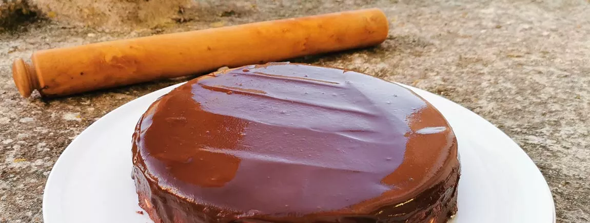 Entremets aux épices d’hiver avec Côte d’Or® Un gâteau aux sablés Bretons