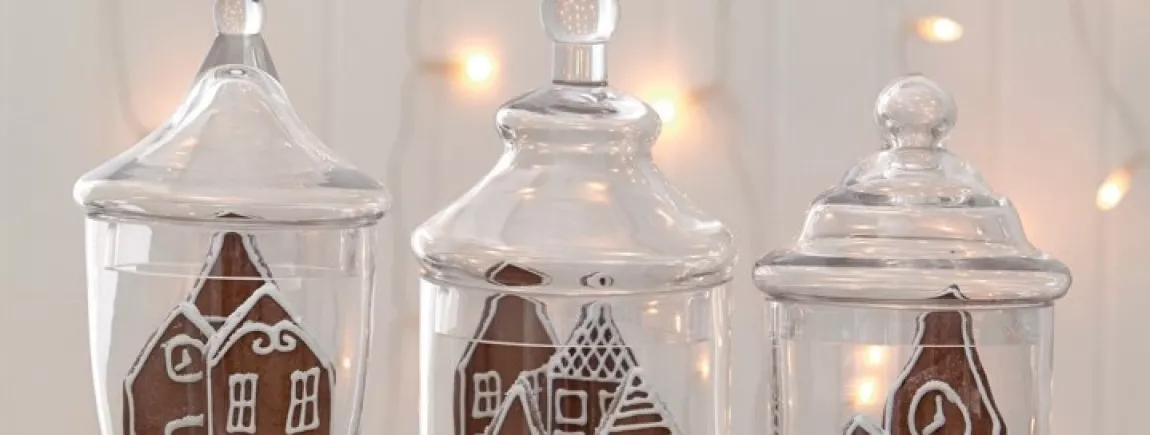 Maisonnettes de Noël en pain d’épices maison pain d'épice