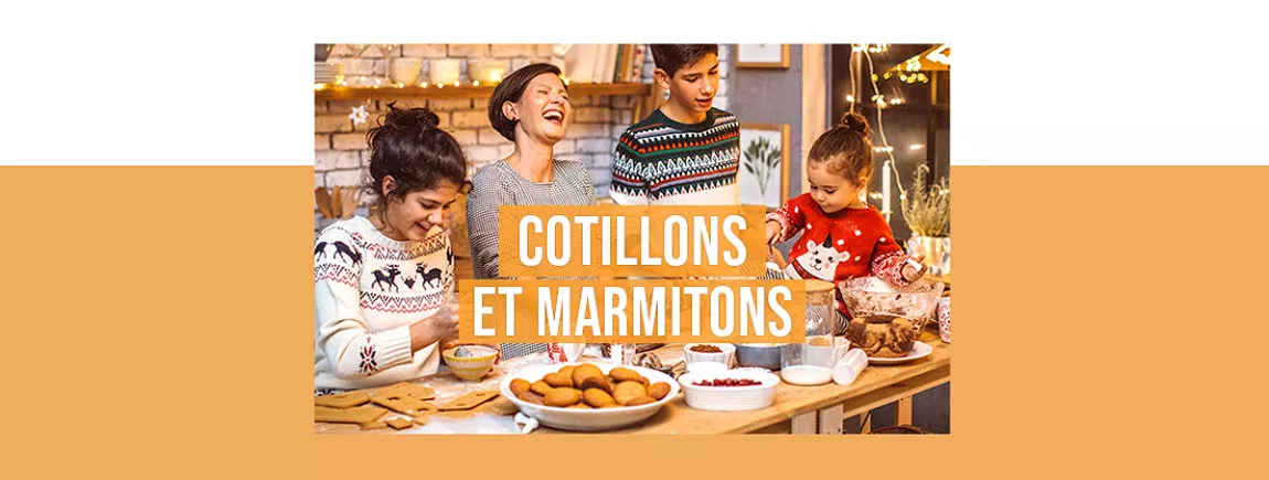 Une famille qui fait des gâteaux