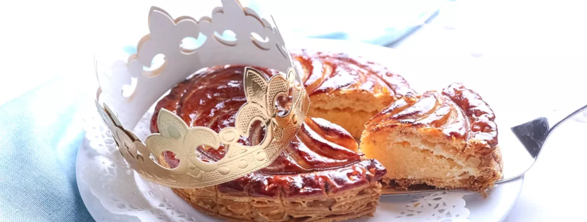 Une galette des rois à la frangipane