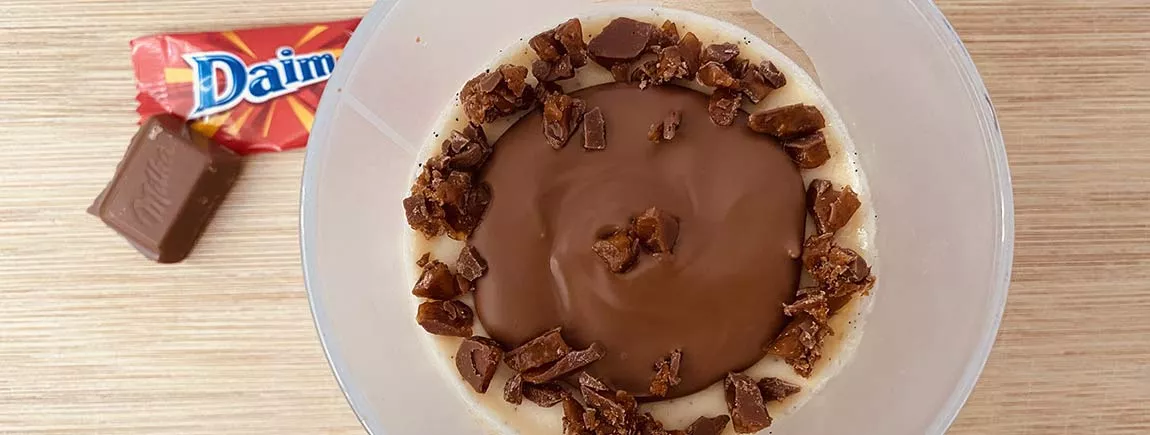 Photo de Panna Cotta Milka et Daim