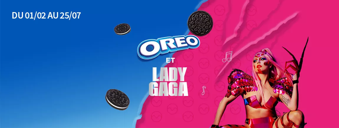 Une rencontre avec Lady Gaga ça vous dit ? Tentez de remporter de nombreux cadeaux avec Oreo et Lady Gaga