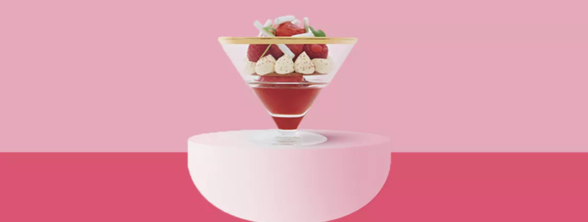 Pavlova revisité & son sorbet framboise avec Carte d'Or® Framboise – Meringue – Glace – Vacherin – Dessert - recette