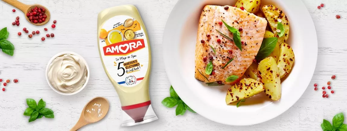 Filet de saumon à la provençale avec Amora® : inratable et si tendre ! Filet saumon à la provençale