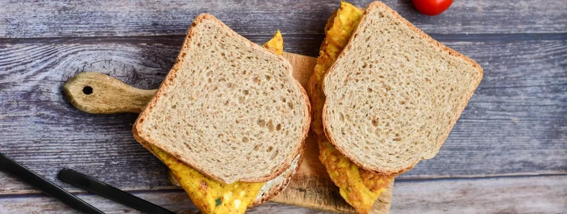 Un sandwich à l’omelette