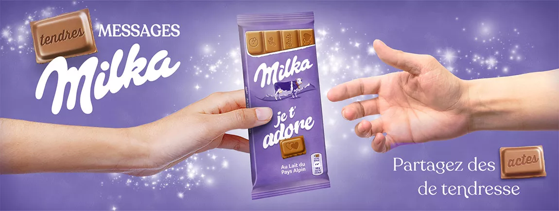 Offrez de tendres vœux avec Milka 