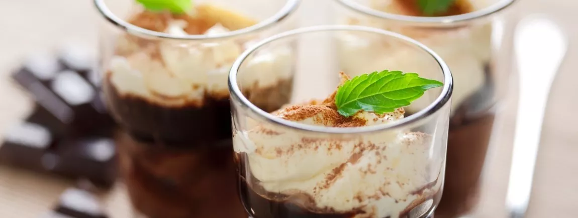 Verrine au chocolat, avec Côte d'Or Original Une verrine au chocolat avec Côte d’Or