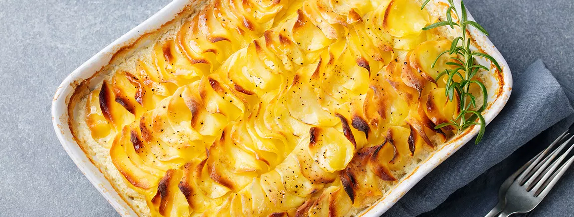 Gratin Dauphinois sans fromage