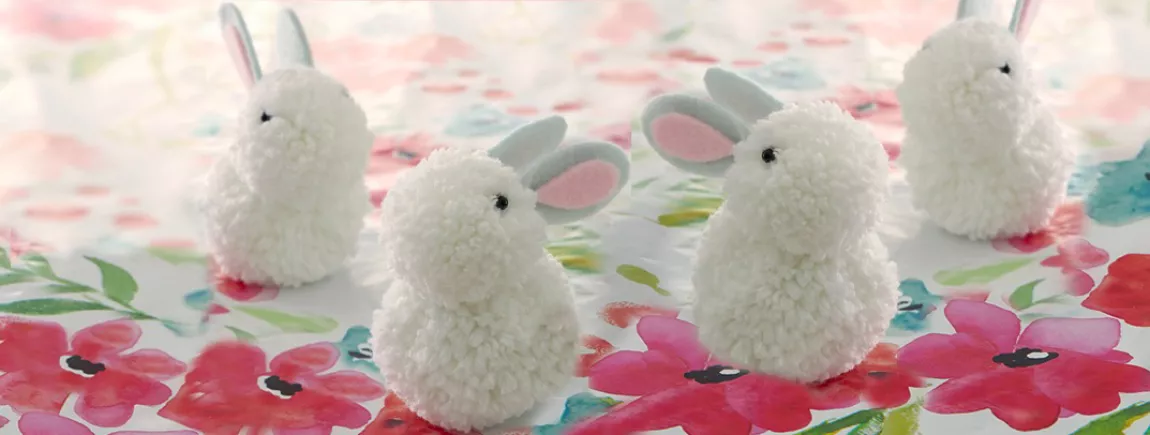 Fabriquer un lapin pompons Fabriquer un lapin pompons