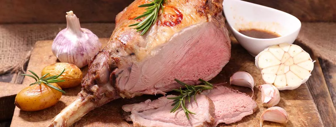 Gigot d'agneau aux agrumes