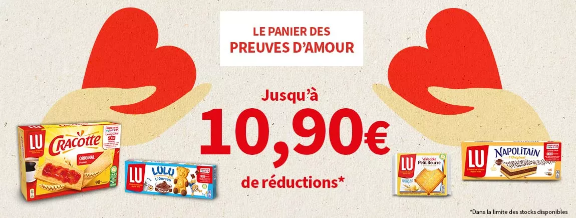 Des packs entourés de cœurs