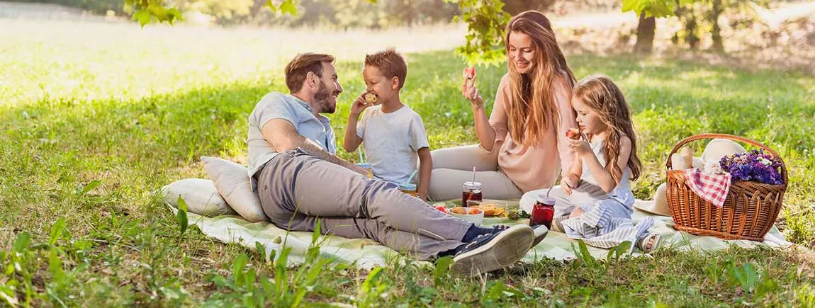 pique nique en famille