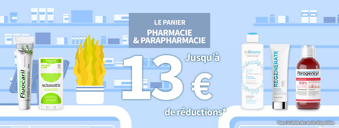 Bons de réductions de pharmacie et parapharmacie
