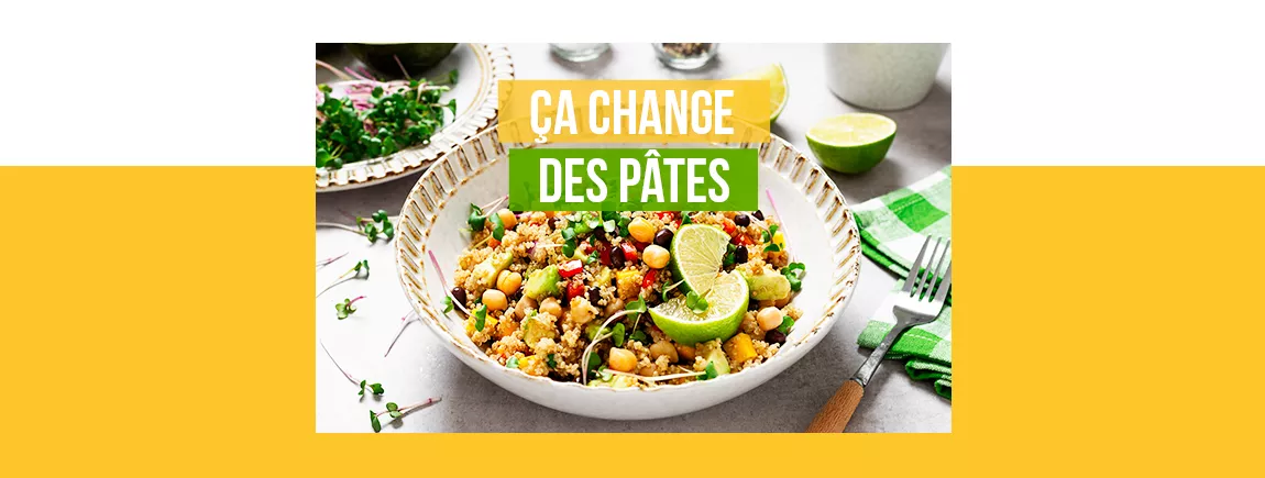 Succulentes recettes express  qui changent des pâtes