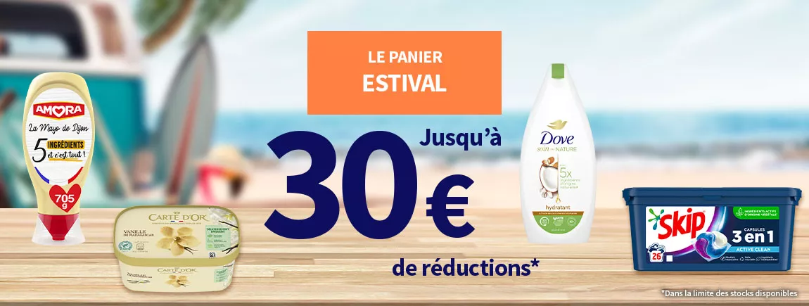Bons de réductions pour passer l’été à la maison Amora Carte d’Or Dove Skip