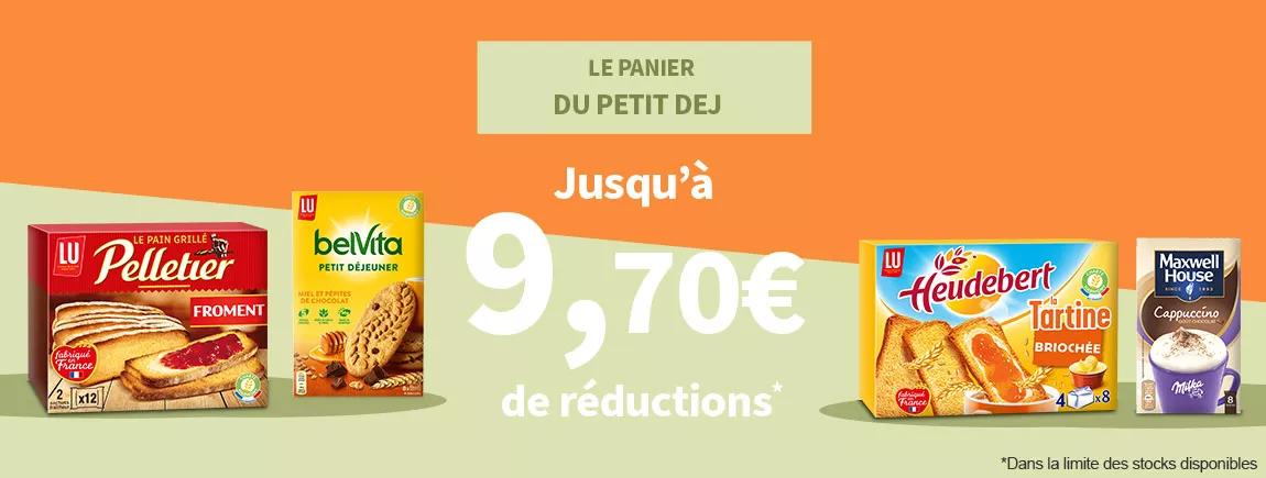 Des packs sur un fond vert et orange