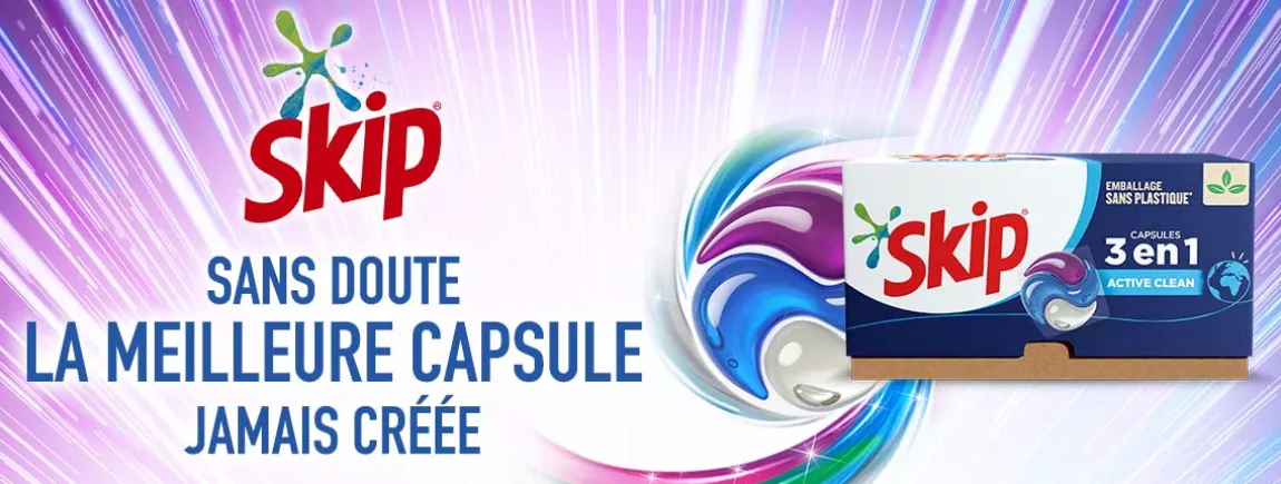 Découvrez nos nouvelles capsules Skip 3en1, une innovation extraordinaire! skip header