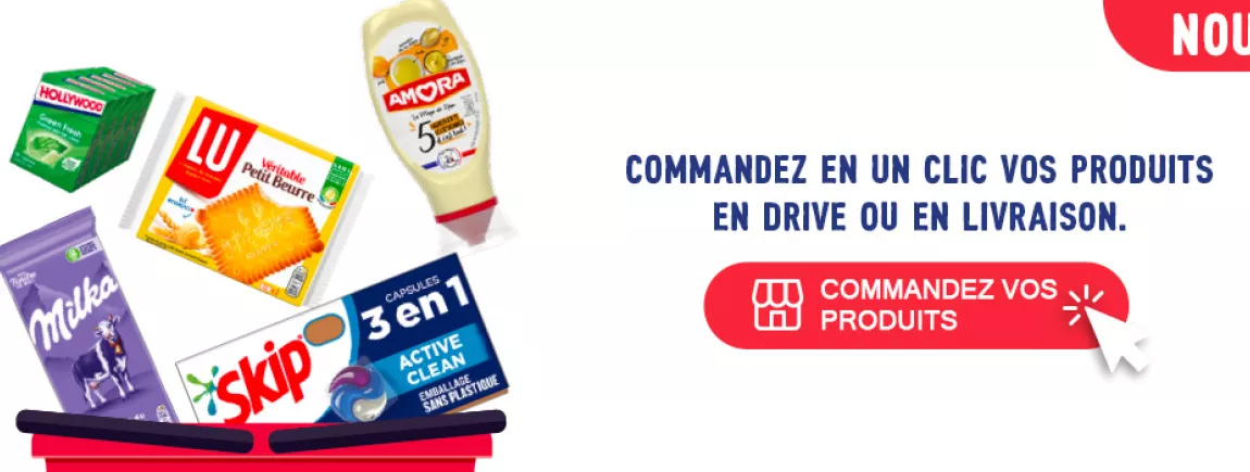 Nouveau : vos produits préférés à portée de clic ! header