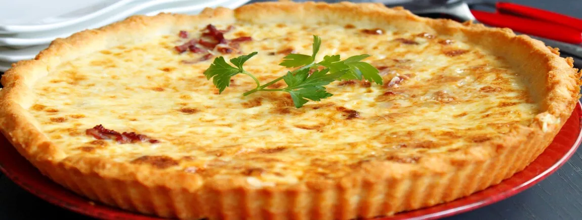 Quiche lorraine sans farine