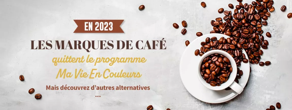 CE N’EST PAS UN AU REVOIR DEFINITIF ! Fond gris avec une tasse et des grains de café