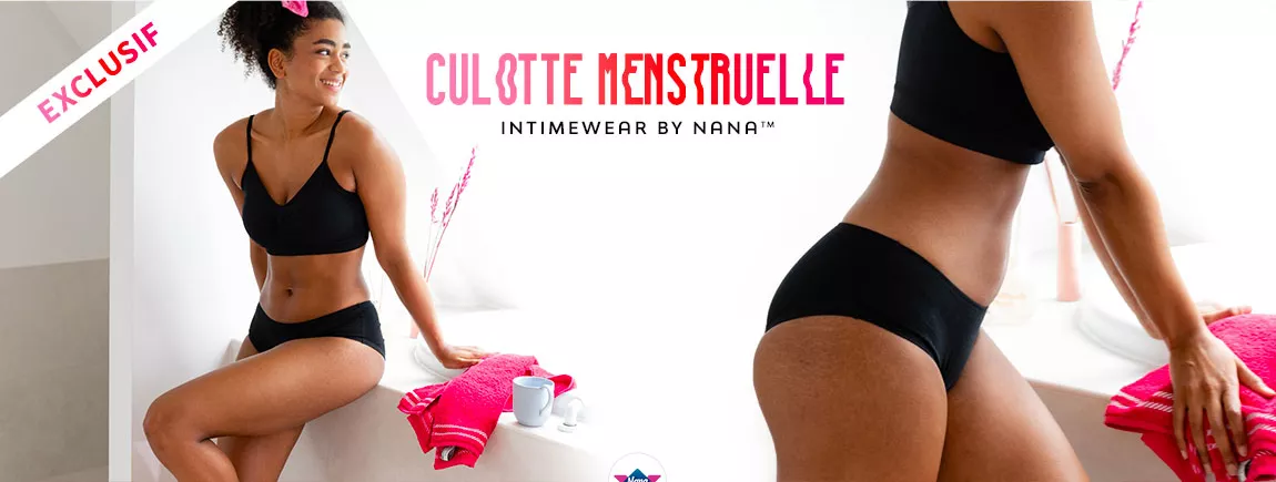 Culotte menstruelle Nana : Saignez, Lavez, Réutilisez