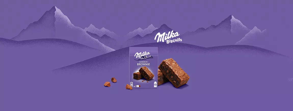 Découvrez le biscuit Choco Brownie de Milka ®